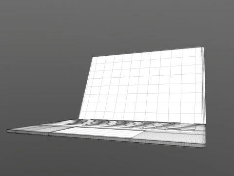 Asus Laptop 3D Model