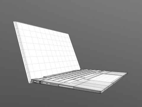 Asus Laptop Modelo 3D