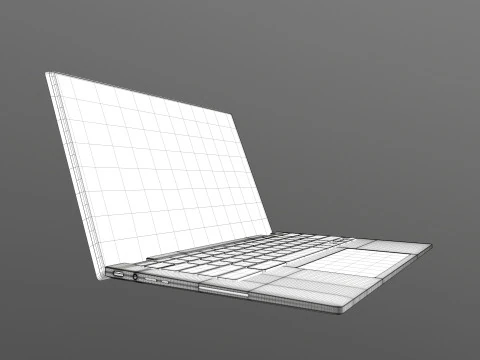 Asus Laptop 3D Model