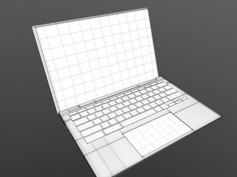 Asus Laptop Modelo 3D
