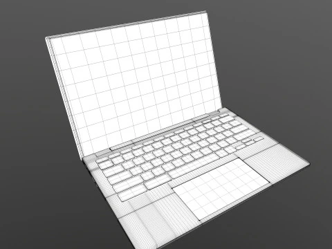 Asus Laptop 3D Model