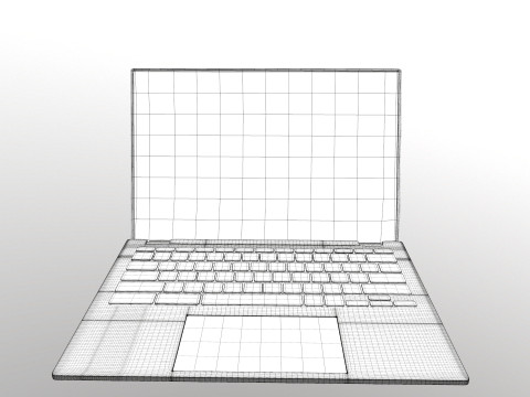 Asus Laptop Modelo 3D