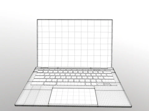 Asus Laptop 3D Model