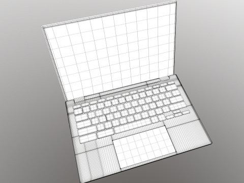 Asus Laptop Modelo 3D