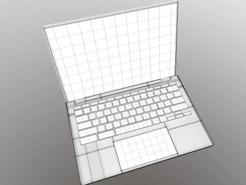 Asus Laptop 3D Model