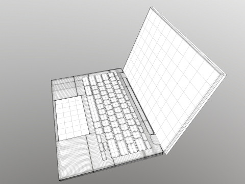 Asus Laptop Modelo 3D