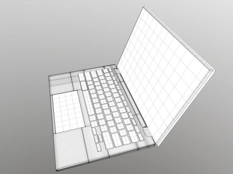Asus Laptop 3D Model