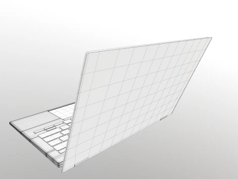 Asus Laptop 3D Model