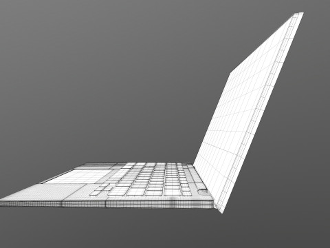Asus Laptop Modelo 3D