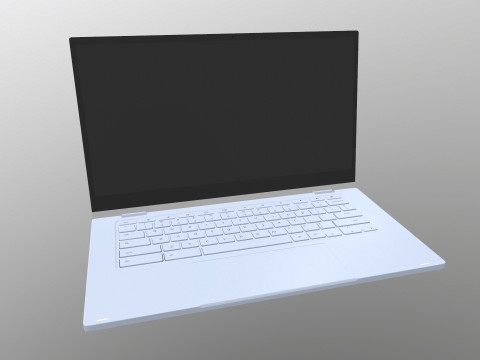 Asus Laptop 3D-Modell