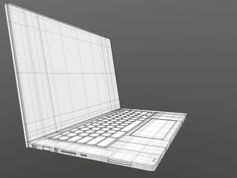 Asus Laptop 3D-Modell