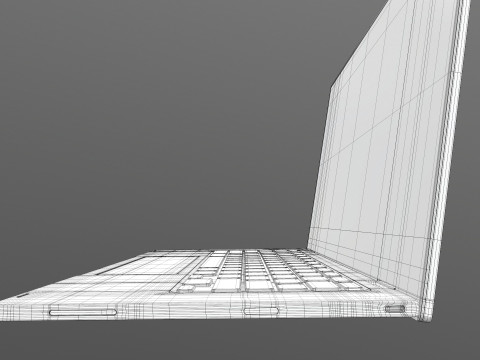 Asus Laptop 3D-Modell