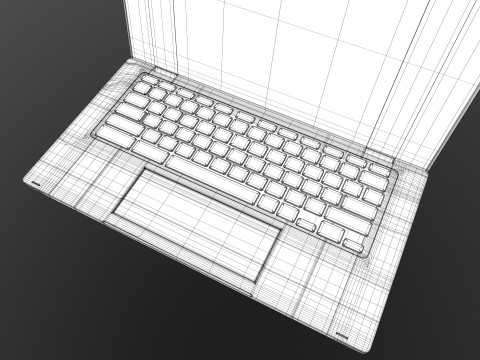 Asus Laptop 3D-Modell