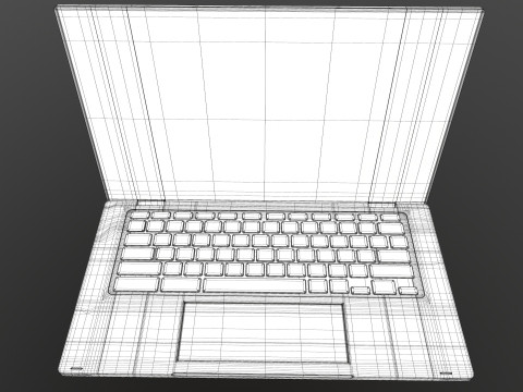 Asus Laptop 3D-Modell