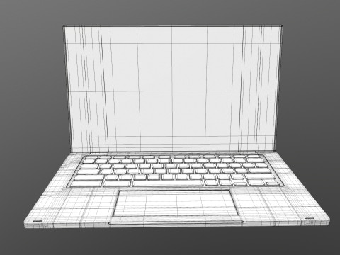 Asus Laptop 3D-Modell