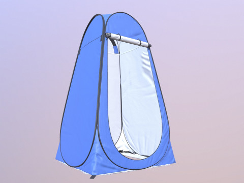 Camping Toilet Tent 3D-Modell