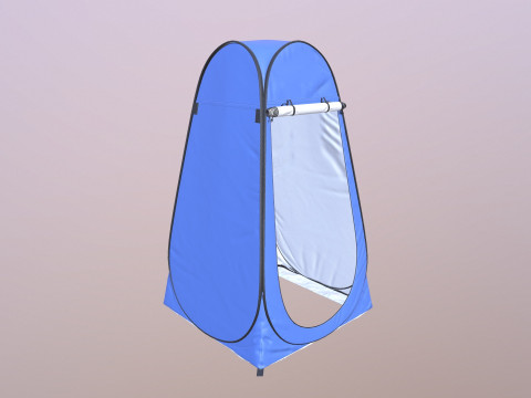Camping Toilet Tent 3D-Modell