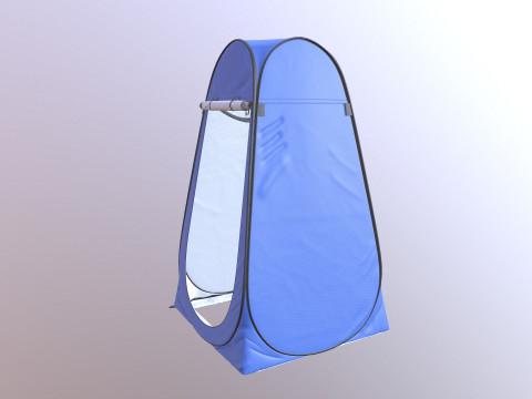 Camping Toilet Tent 3D-Modell