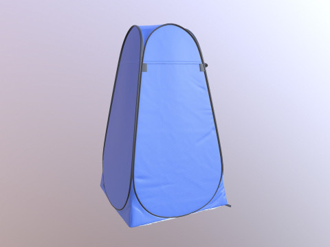 Camping Toilet Tent 3D-Modell