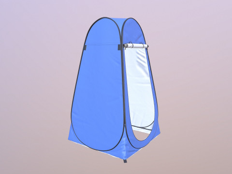 Camping Toilet Tent 3D-Modell