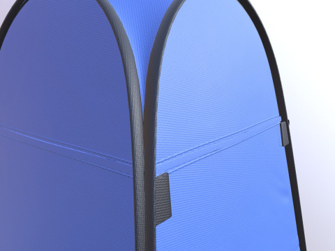 Camping Toilet Tent 3D-Modell