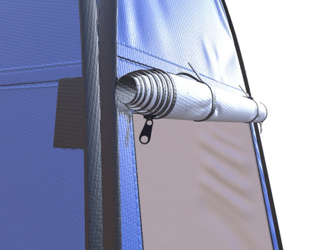 Camping Toilet Tent 3D-Modell