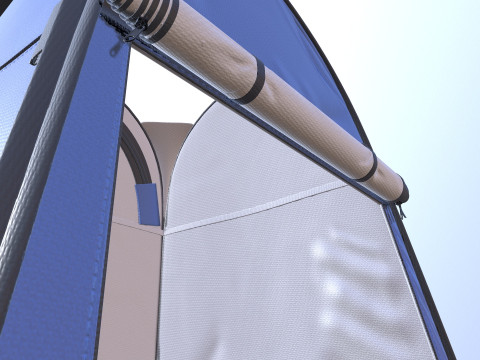 Camping Toilet Tent 3D-Modell
