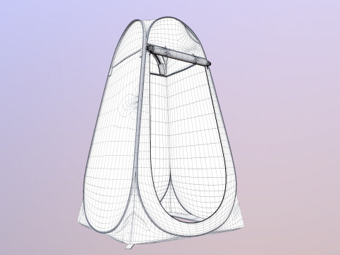 Camping Toilet Tent 3D-Modell