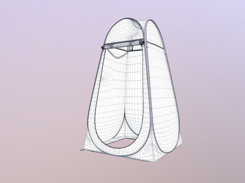 Camping Toilet Tent 3D-Modell