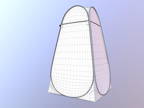 Camping Toilet Tent 3D-Modell