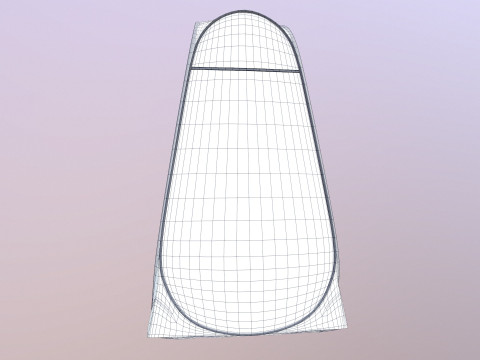 Camping Toilet Tent 3D-Modell