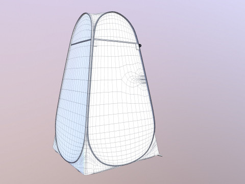 Camping Toilet Tent 3D-Modell