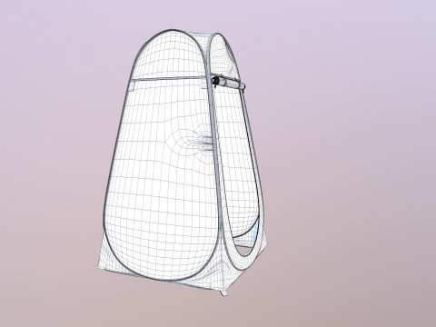 Camping Toilet Tent 3D-Modell