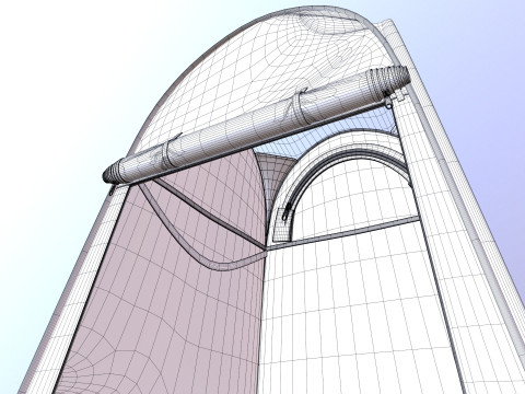 Camping Toilet Tent 3D-Modell