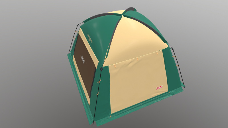 Coleman Camping Tent Modelo 3D .c4d .max .obj .3ds .fbx .stl .blend 