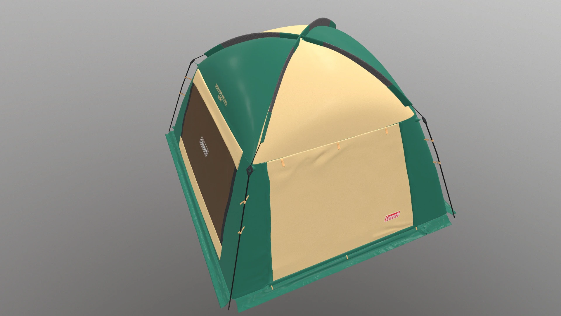 Coleman Camping Tent 3D Model .c4d .max .obj .3ds .fbx .stl .blend