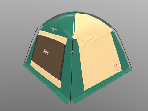 Coleman Camping Tent Modelo 3D