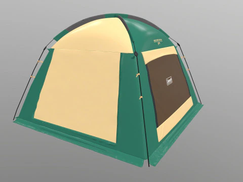 Coleman Camping Tent 3D Model