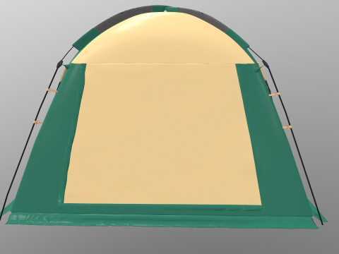 Coleman Camping Tent Modelo 3D