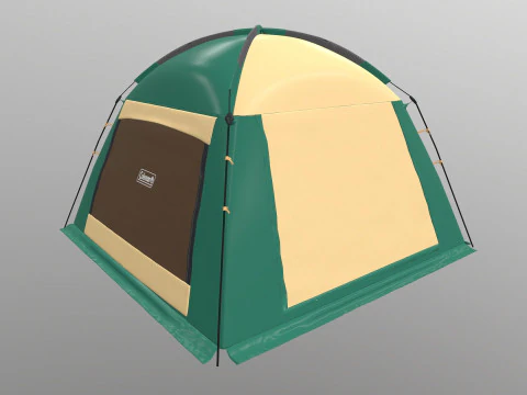 Coleman Camping Tent 3D Model