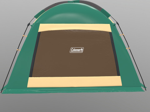 Coleman Camping Tent Modelo 3D