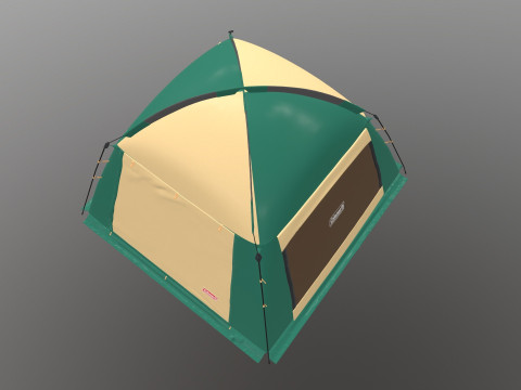 Coleman Camping Tent Modelo 3D