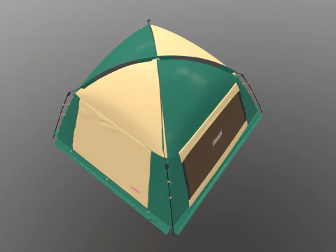 Coleman Camping Tent 3D Model