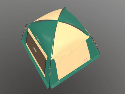 Coleman Camping Tent 3D Model