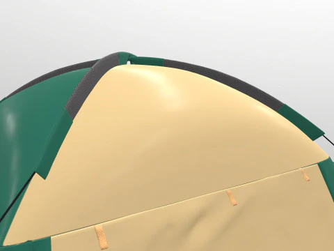 Coleman Camping Tent 3D Model
