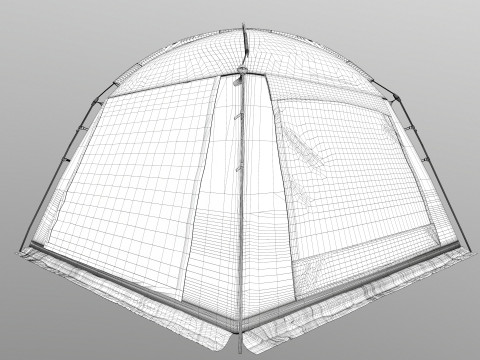 Coleman Camping Tent Modelo 3D