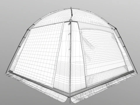Coleman Camping Tent 3D Model