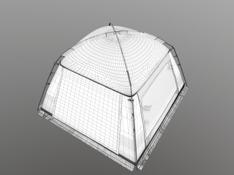Coleman Camping Tent Modelo 3D