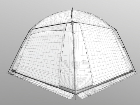 Coleman Camping Tent Modelo 3D