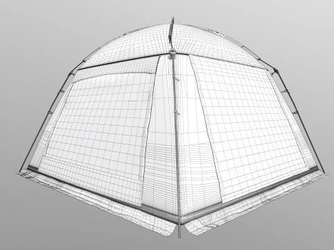 Coleman Camping Tent 3D Model
